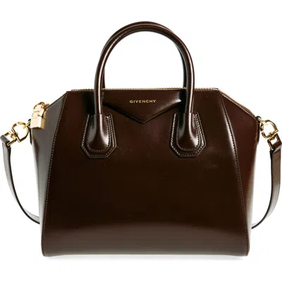 GIVENCHY GIVENCHY SMALL ANTIGONA LEATHER SATCHEL