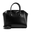 Givenchy Micro Antigona Shoulder Bag In Calf Leather In Black