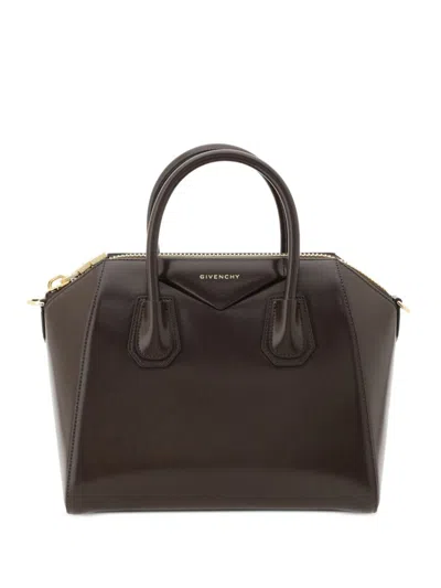 Givenchy Small Antigona Tote Bag In Brown