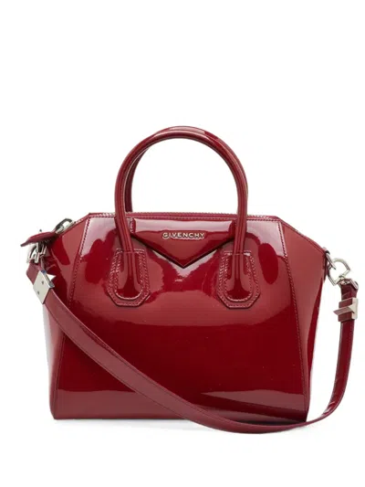 Pre-owned Givenchy Small Antigona Tote Bag In Red
