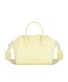 Givenchy Antigona Toy Bag In Soft Yellow And Natural Beige Box Leather In Nude