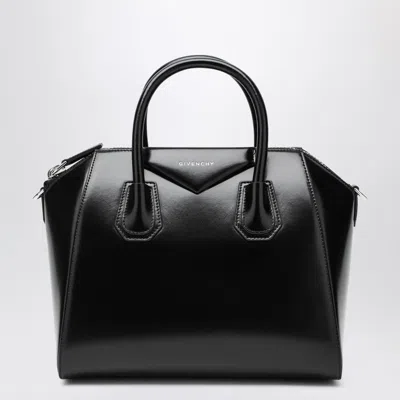 GIVENCHY GIVENCHY SMALL BLACK LEATHER ANTIGONA BAG
