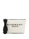 Givenchy Small Pouch In Fabric With Bow In White