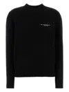 Givenchy Embroidered Wool And Cashmere-blend Sweater In Black