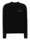 Givenchy Embroidered Wool And Cashmere-blend Sweater In Black