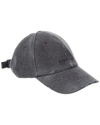 Givenchy Small Curved Baseball Cap In Blue
