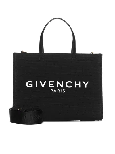 Givenchy Small G Tote Shopping Bag In Black