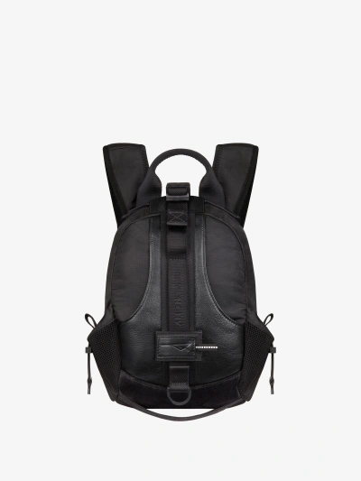Givenchy Small G-trail Backpack In Nylon And Leather In Multicolor
