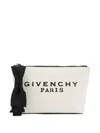Givenchy Small Pouch In Fabric With Bow In Beige