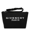 Givenchy Logo Canvas Pouch In Black