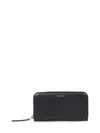 Givenchy Zipped Wallet In 4g Classic Leather In Black
