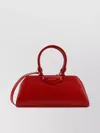 Givenchy Small Leather Shoulder Bag With Structured Shape In Red