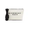 Givenchy Compact Logo Pouch Bow Detail In White