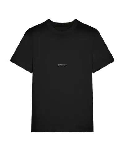 Givenchy Small Logo-print T-shirt In Black