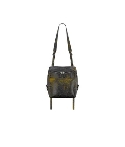 Givenchy Small Pandora Shoulder Bag In Black/yellow