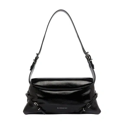 Givenchy Small P'tit Voyou Bag In Patent Leather In Black