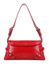 Givenchy Voyou Small Shoulder Bag In Leather In Red