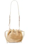 Givenchy Neutral Pumpkin Small Bucket Bag In Natural Beige