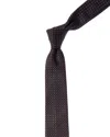 Givenchy Small Square Jacquard Silk Tie In Black