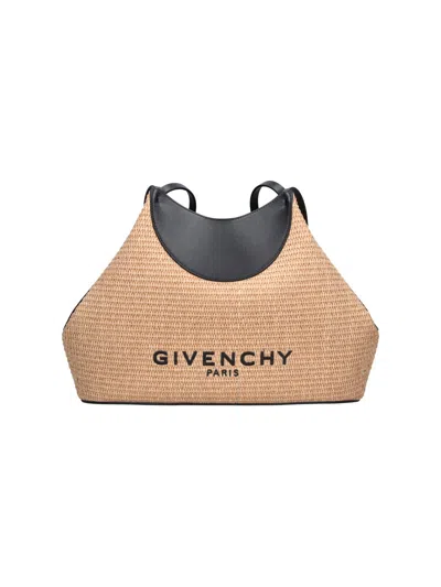 Givenchy Small Tote Bag "facet" In Sand