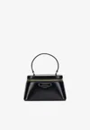 Givenchy Vanity Antigona Leather Handbag With Lettering Logo On The Front In Black