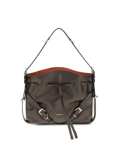 Givenchy Small Voyou Bucket Bag In Brown