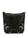 Givenchy Leather Crossbody Bag Adjustable Strap In Black