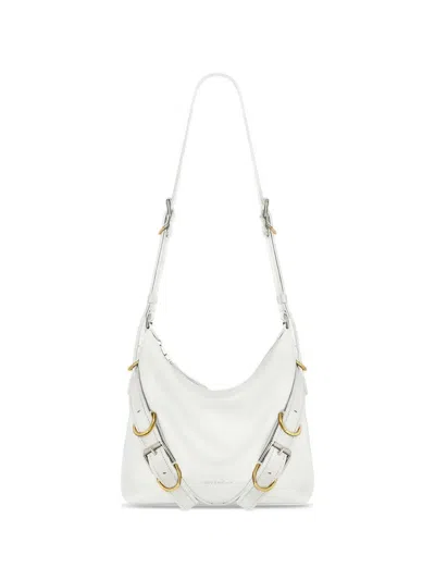 Givenchy Small Voyou Leather Bag In White