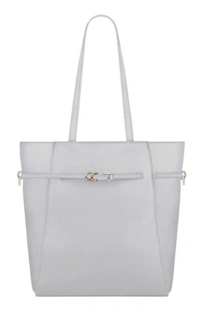 Givenchy Small Voyou Leather North/south Tote In Light Grey