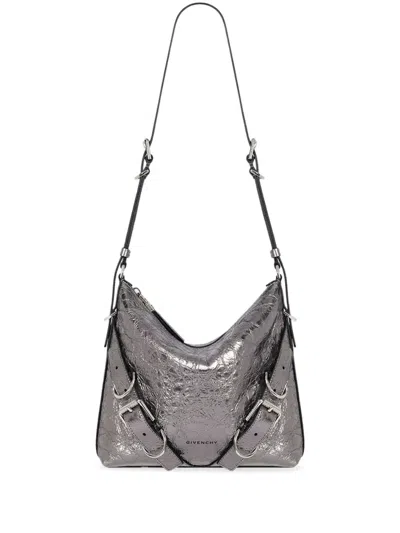 Givenchy Small Voyou Shoulder Bag In Gray