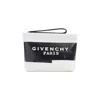 Givenchy Beige Slack Cotton Logo Pouch In White