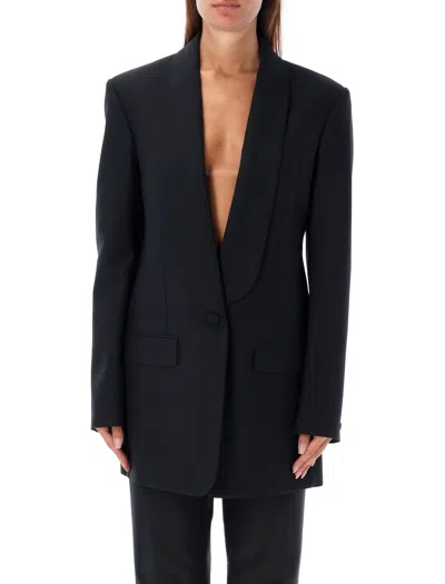 Givenchy Jacket In Wool With Lurex Stripes In Black