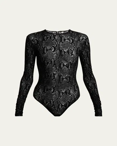 Givenchy Body In 4g Flowers Tulle In Black