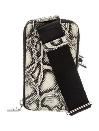 Pre-owned Givenchy Snakeskin Clutch In Multi