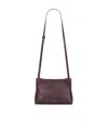 Givenchy Snap Button Shoulder Bag In Brown