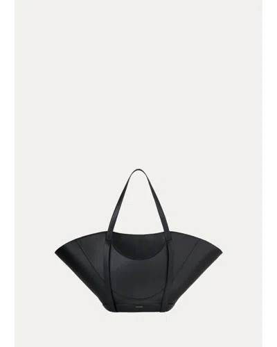 Givenchy Snatch Large Leather Tote Bag In Black