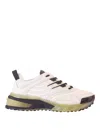 Givenchy Giv 1 Mixed Leather Transparent-sole Runner Sneakers In White