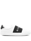 Givenchy Urban Street Sneakers In Leather With Elastic Band In White