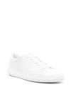 Givenchy Low Top Leather Sneakers With Perforated Detailing