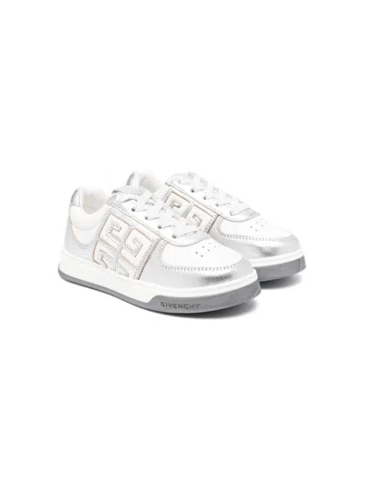 Givenchy Kids' Sneakers 4g In Pelle In Gray