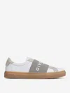 Givenchy Urban Street Sneakers In Leather And Suede With Elastic In White