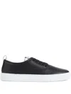 Givenchy New City Leather Low Sneakers Shoes In Black