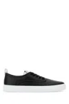 Givenchy New City Leather Low Sneakers Shoes In Black