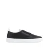 Givenchy New City Leather Low Sneakers Shoes In Black
