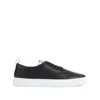Givenchy New City Leather Low Sneakers Shoes In Black