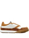 Givenchy Yard Court Low Sneakers Contrast Panels In Brown