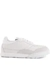 Givenchy White Calf Leather Bos Taurus Low Top Sneakers In Neutral