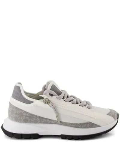 Givenchy Spectre Panelled Lace-up Trainers In Grey