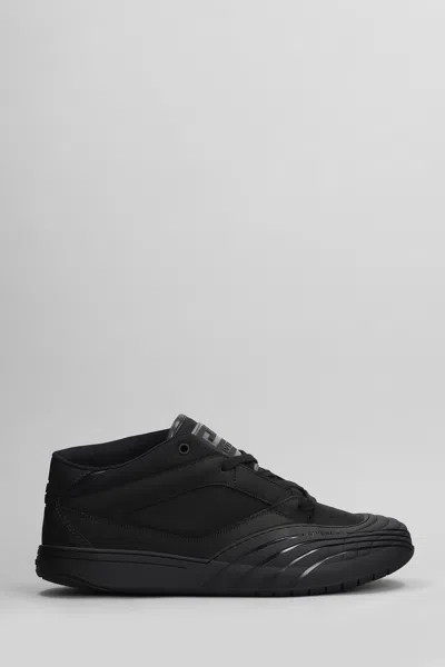 Givenchy Sneakers In Black Leather And Fabric