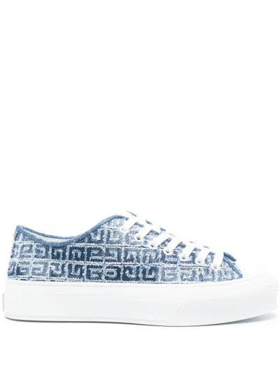 Givenchy Sneakers In Medium Blue